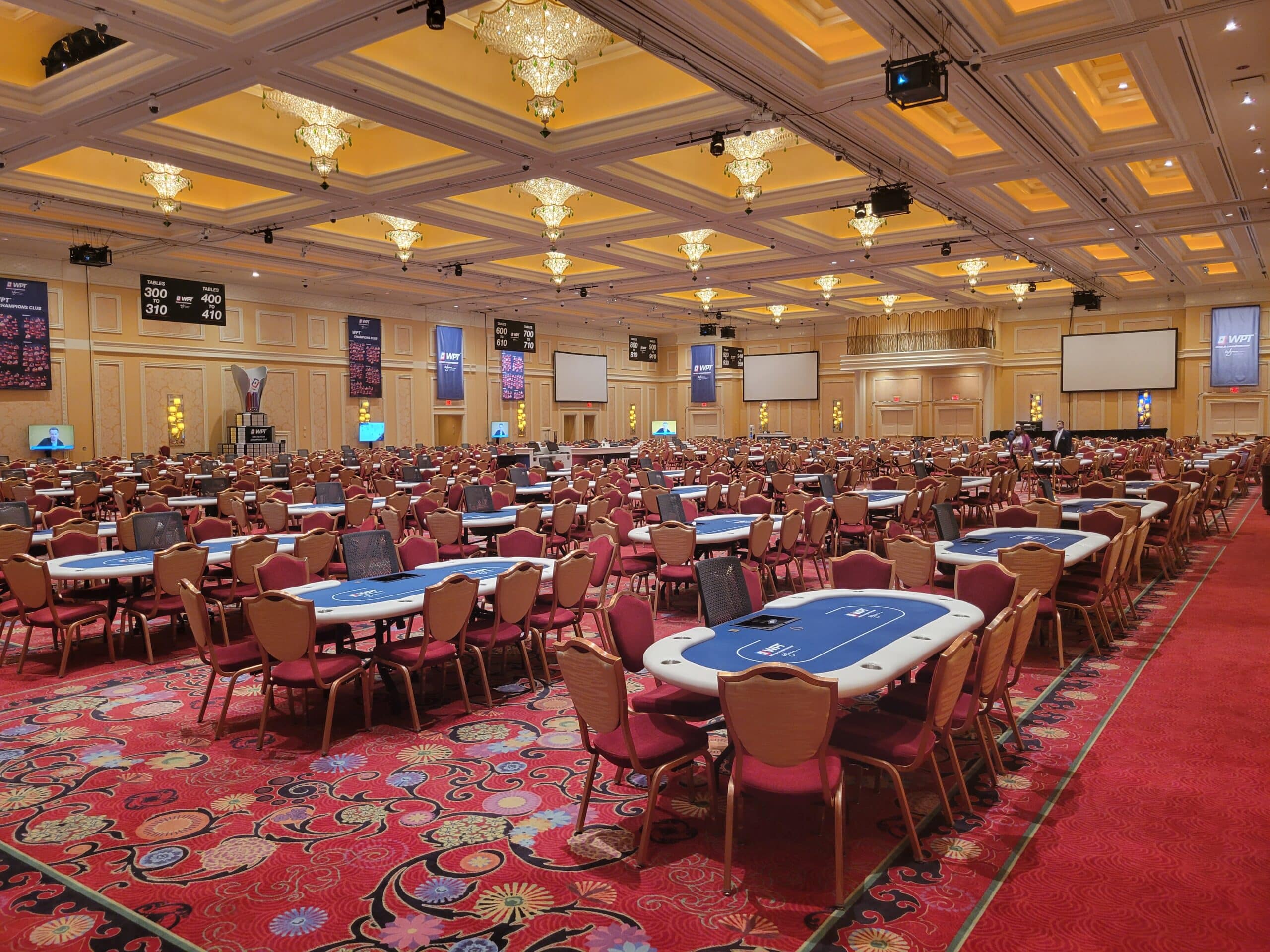 La ballroom du Wynn où l'action va prendre place